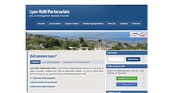 Desktop Screenshot of lyonhaitipartenariats.org